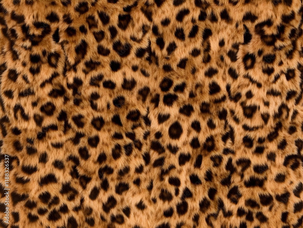 Realistic Leopard Fur Texture Shows Softness and Wild Pattern Close Up, Detailed View. Realistic Leopard Fur Texture Shows Softness and Wild Pattern Close Up, Detailed View.