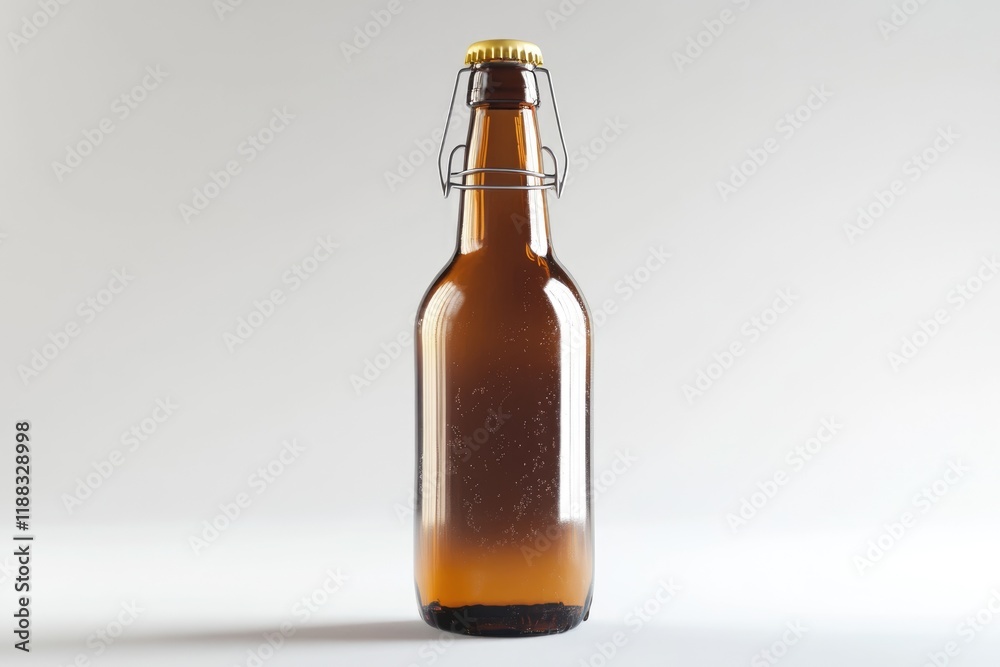 Spash bottle beer isolated in white background. Spash bottle beer isolated in white background.