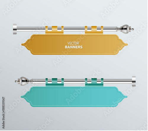 Blank sign for advertising display on a customizable banner stand for promotional purposes