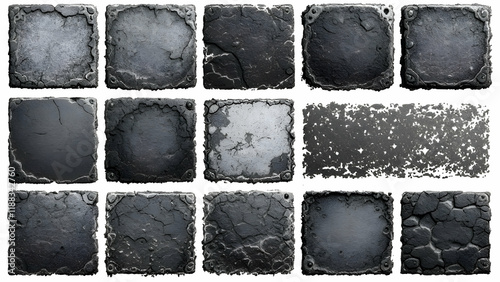 Abstract random template detailed illustrated
