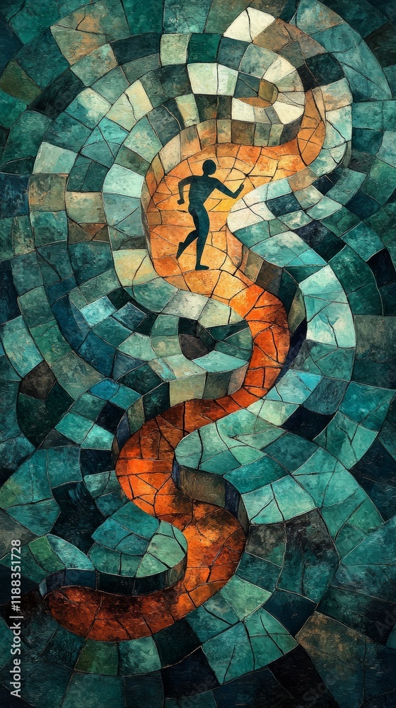 Naklejka premium The Glass Maze, Conduct Disorder