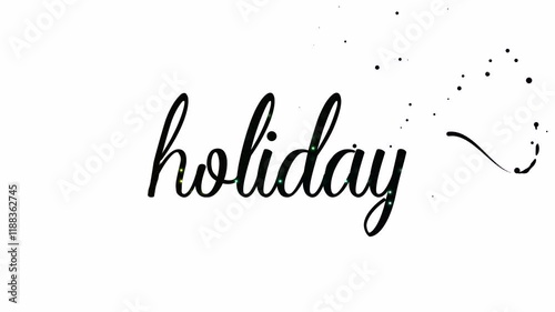 Elegant Holiday Text Animation for Festive Celebrations