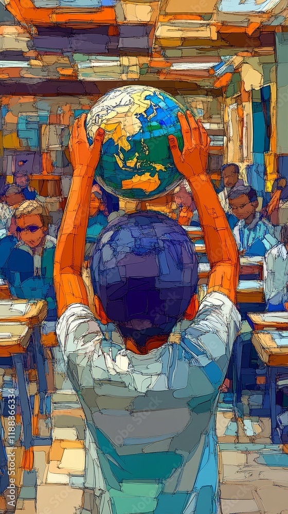 Fototapeta premium The Upside Down World, Oppositional Defiant Disorder