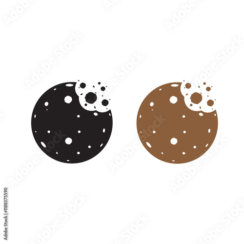 Cookie vector icon. Symbol in line art style for design, presentation, website or apps elements, logo template