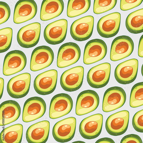cheese avocado illustration