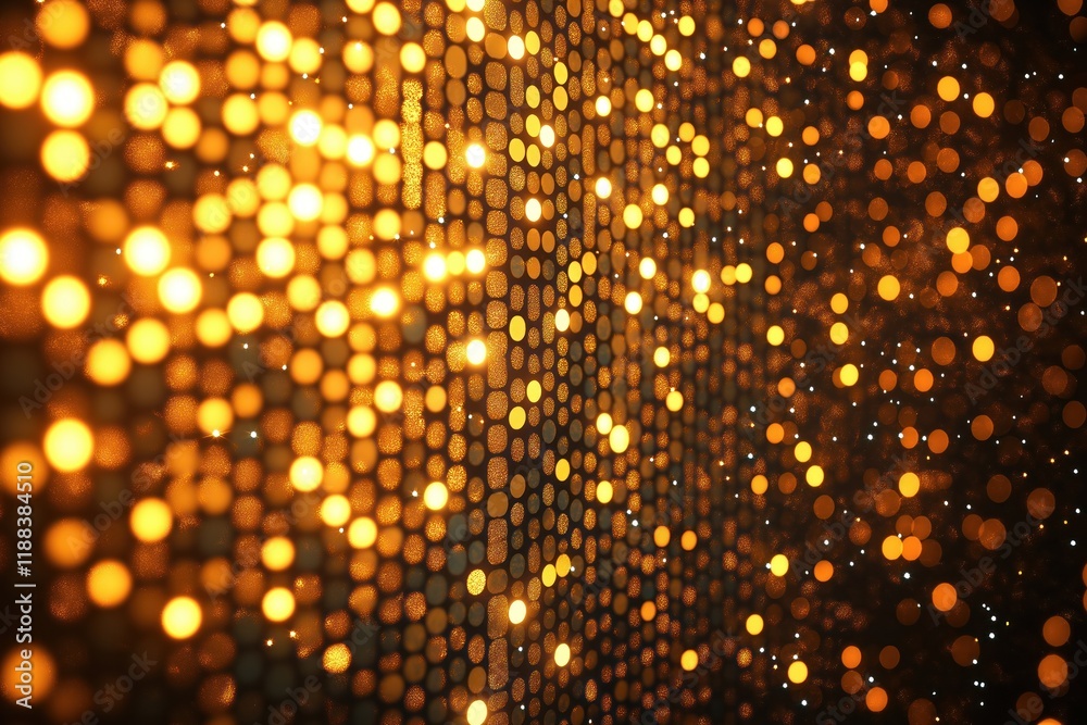 Golden glittering background with shimmering sparkle effect. Abstract design with dazzling light. No people present. Stylish, luxury look. Perfect for party celebration. Festive, glamorous image. Golden glittering background with shimmering sparkle effect. Abstract design with dazzling light. No people present. Stylish, luxury look. Perfect for party celebration. Festive, glamorous image.