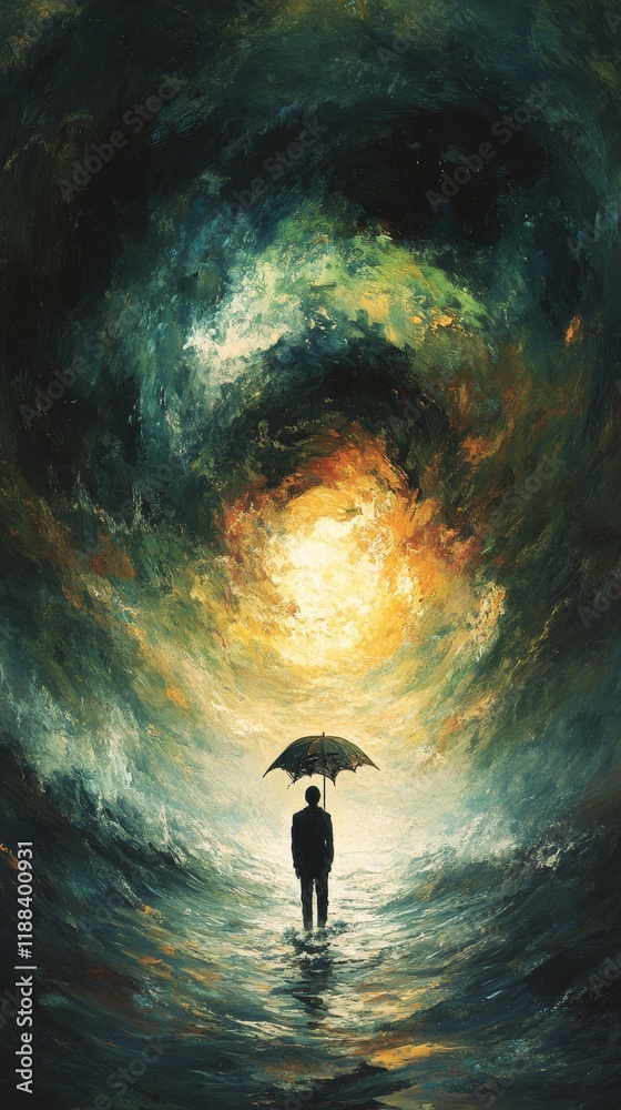 Fototapeta premium The Storm and Shelter, Adjustment Disorders