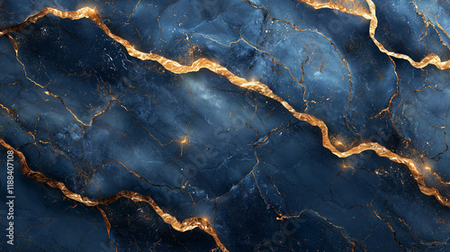 blue marble with gold veins background for the site