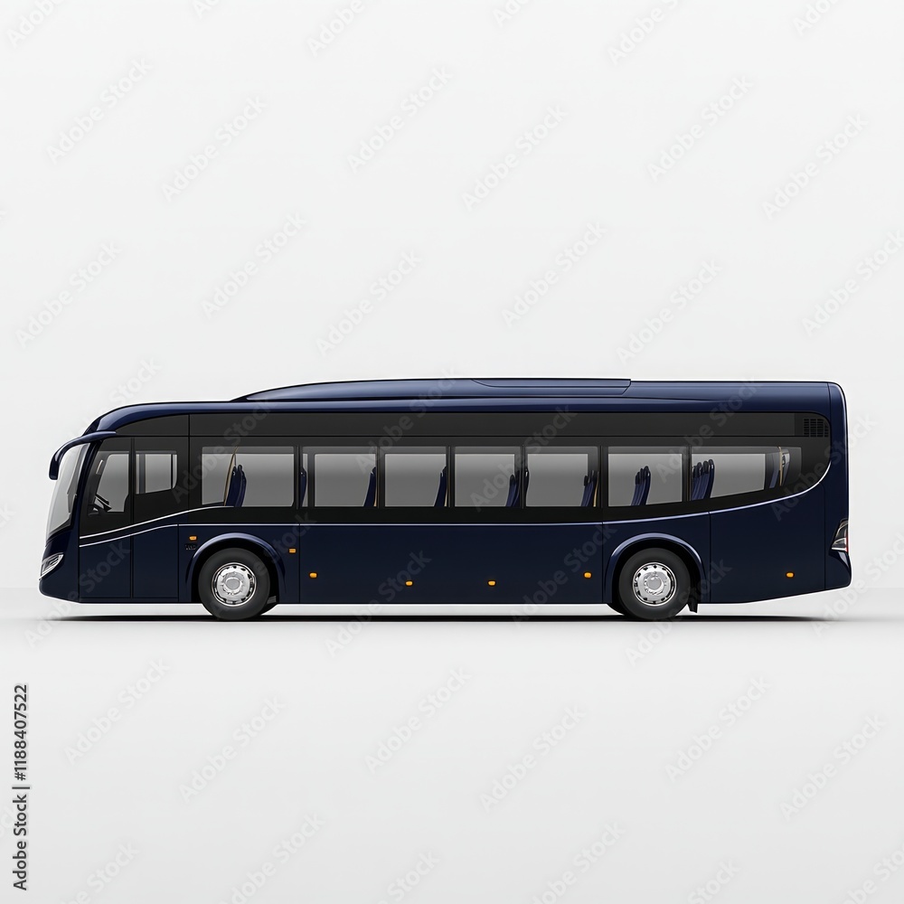 navy blue bus displayed on a plain white background navy blue bus displayed on a plain white background