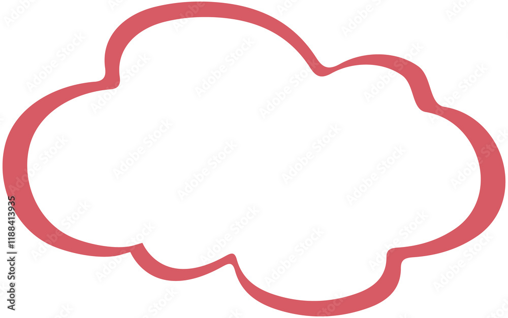 Fototapeta premium Cloud Bubble