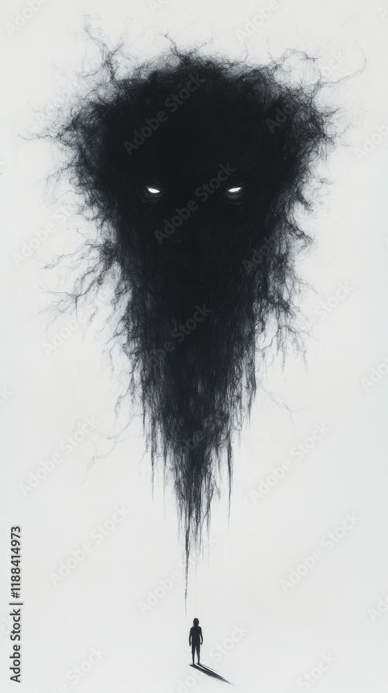 Fototapeta premium The Growing Shadow, Adjustment Disorders