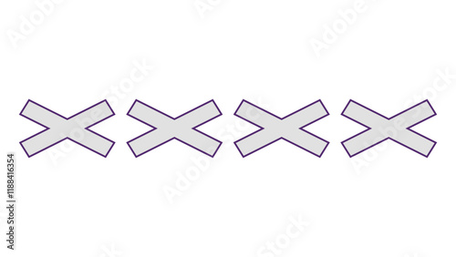 Game Show Triple Strike Indicator with Glow Effect