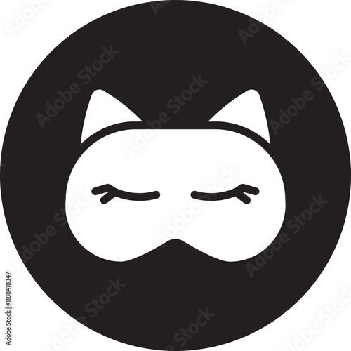 Sleeping Mask glyph icon