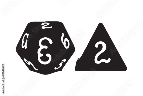 Unique Dice Silhouette Bundle