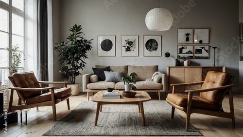 scandinavian modern style interior home design