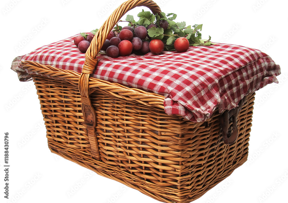 isolated on a transparent background1 - A wicker picnic basket with a red gingham cloth and lace ribbon, on a transparent background, a PNG (2) isolated on a transparent background1 - A wicker picnic basket with a red gingham cloth and lace ribbon, on a transparent background, a PNG (2)