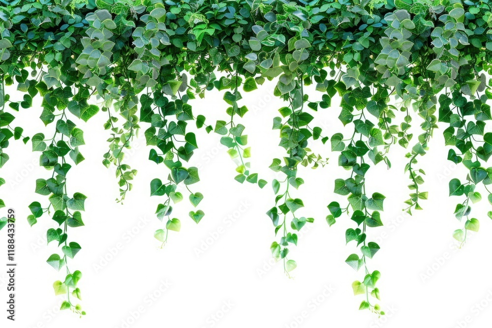 Ultra Quality Image of Green Succulent Leaves and Ivy Vines Hanging Ultra Quality Image of Green Succulent Leaves and Ivy Vines Hanging