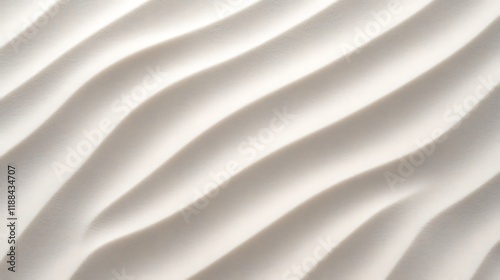 Abstract white sand dune ripple texture pattern