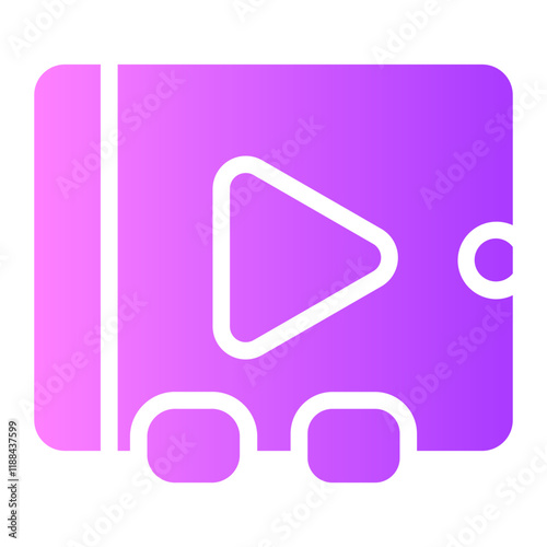 movie gradient icon