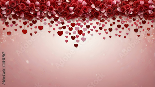 Background with little heart