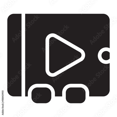 movie glyph icon