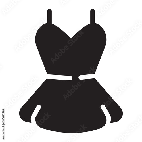 Nightgown  glyph icon