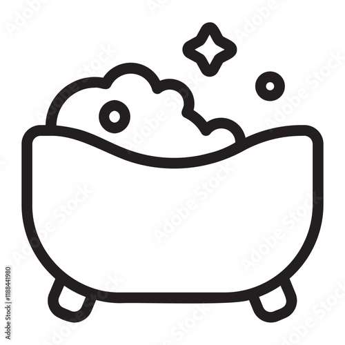 bath line icon