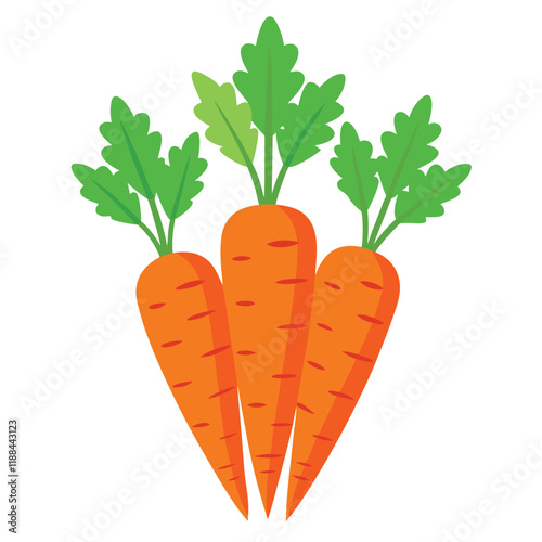 carrot isolated on white background