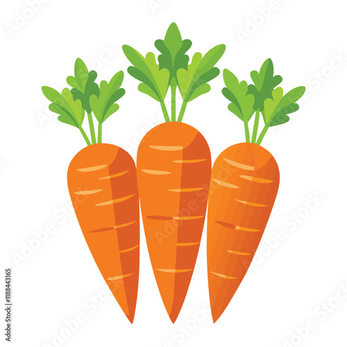 carrots with leaves