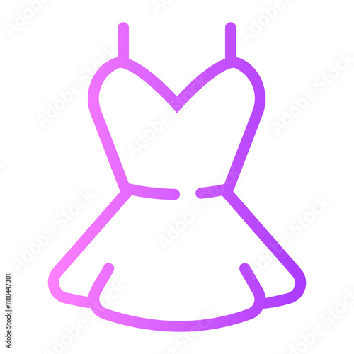 Nightgown  gradient icon