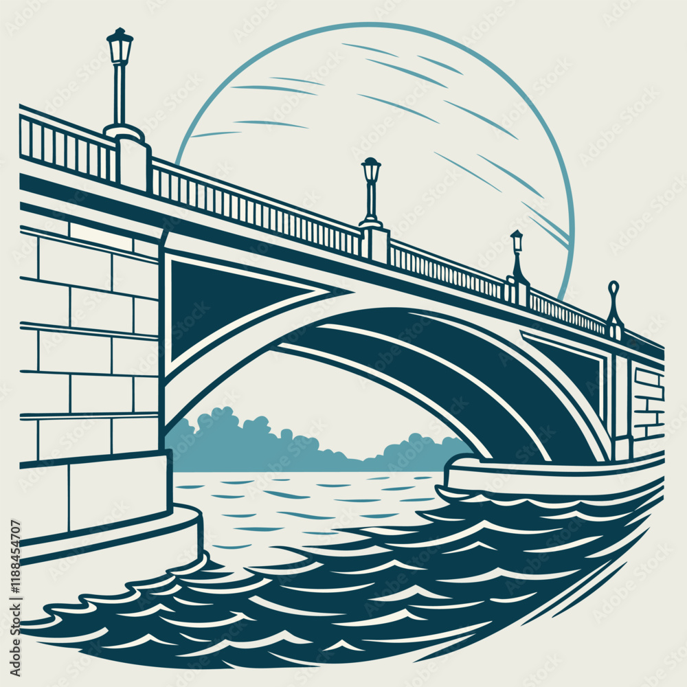 Fototapeta premium bridge over the water