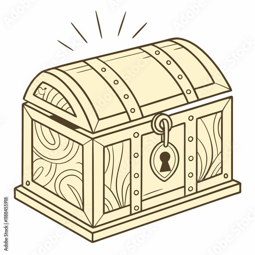 old wooden box