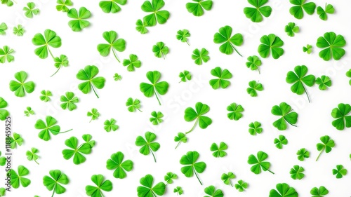 Shamrock Pattern Abstract Design, Educational Image