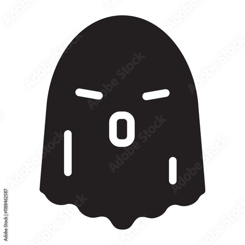 ghost glyph icon