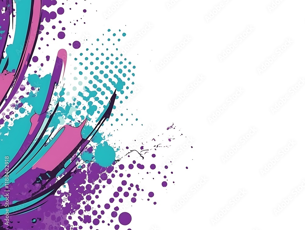Fototapeta premium Abstract art splatter design