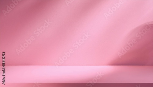 Pink Studio Background: Minimalist Product Display