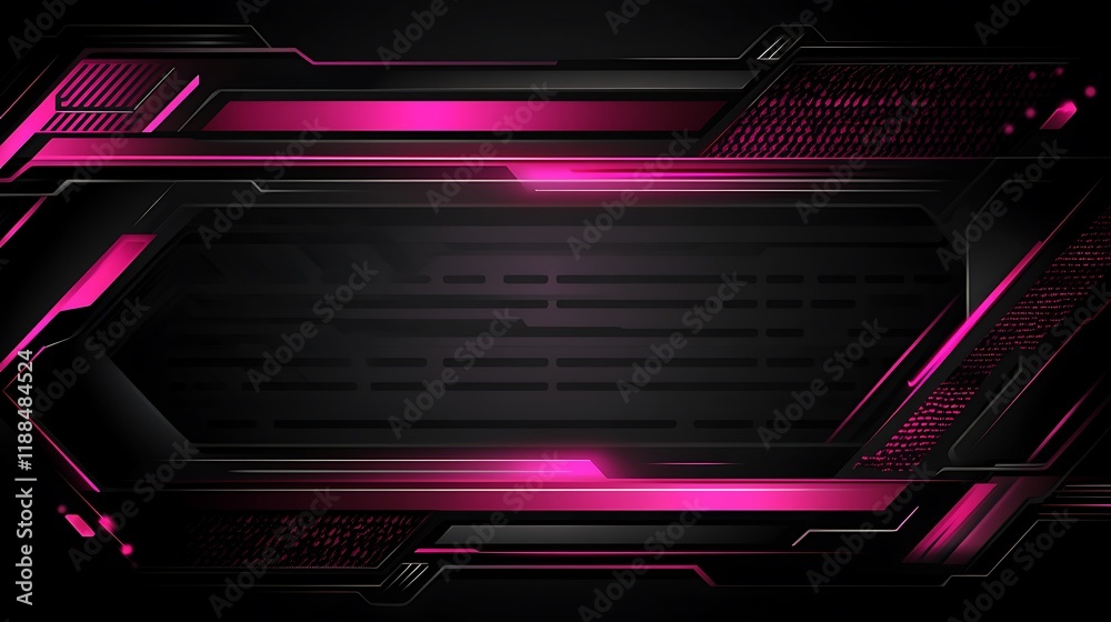 Abstract technology background with pink accents Abstract technology background with pink accents