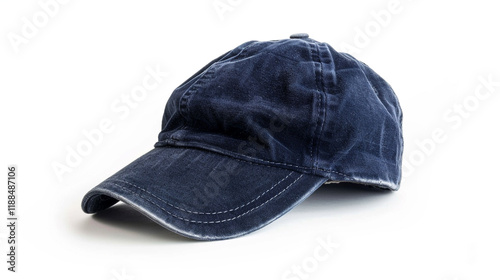 blue cap isolated on white
