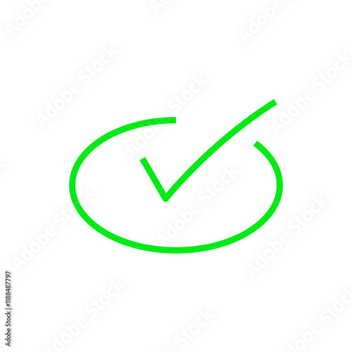 green check mark