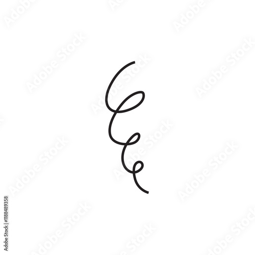 curly stroke element