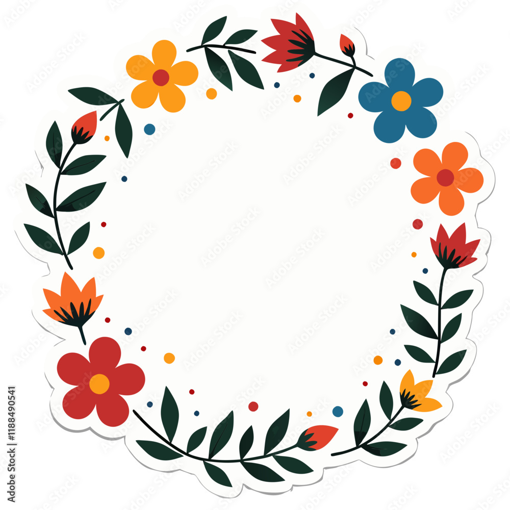 frame with flowers frame with flowers