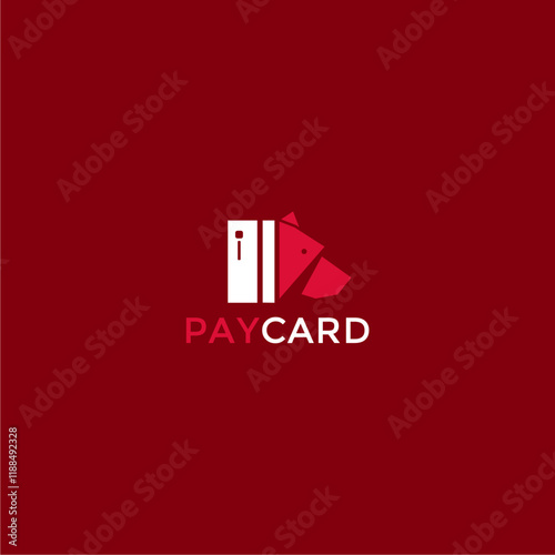 pay bear logo design simple pocket