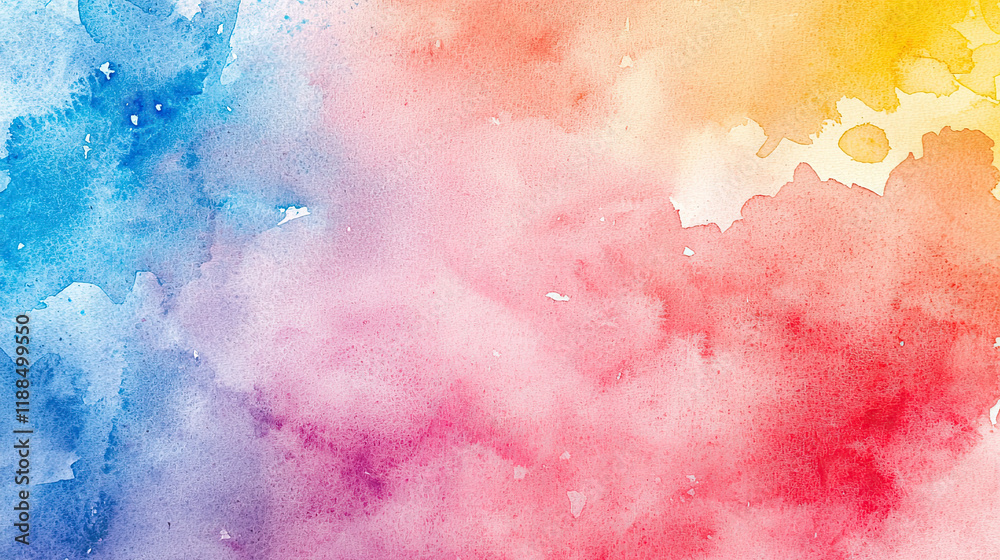 Fototapeta premium Watercolor Paper Texture Background with Subtle Grain and Soft Fibrous Details, Perfect for Artistic Projects, Painting Backdrops, Craft Designs, and Digital Art Overlays