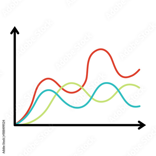 Gauss distribution. Standard normal distribution. Gaussian bell graph curve. Business and marketing concept. Math probability theory.