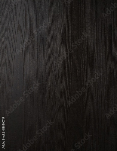 Dark Wood Grain Texture: A Deep Black Background Image