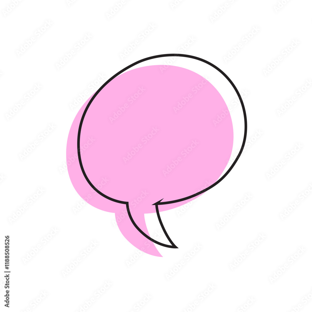 pink bubble speech pink bubble speech