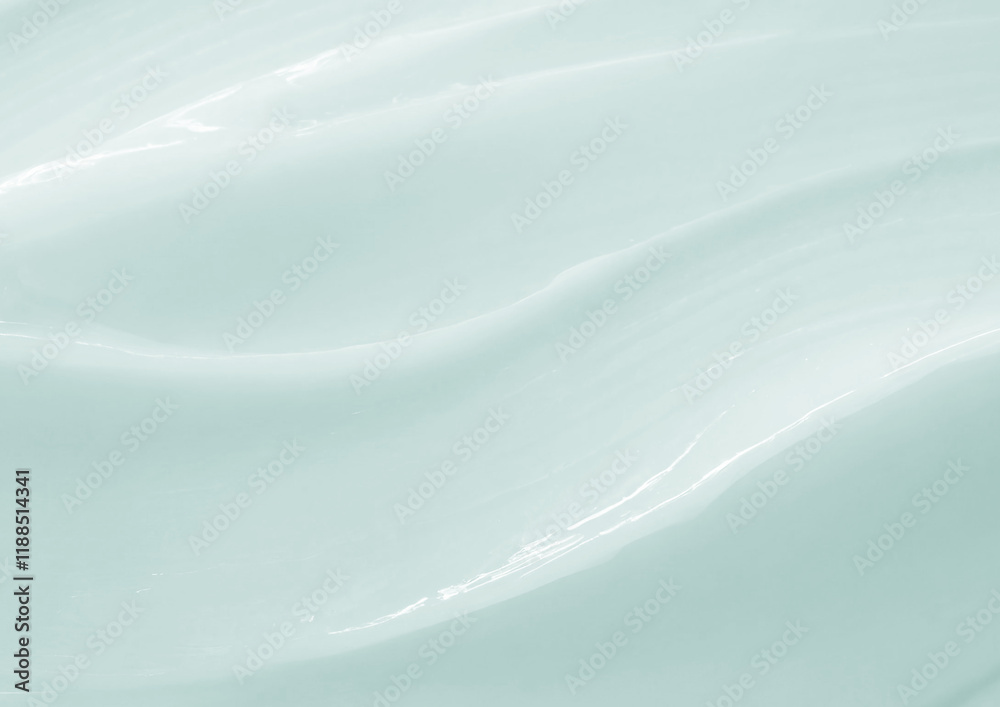 Obraz premium 緑色のクリームの背景テクスチャ