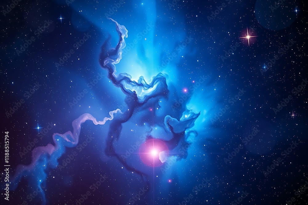 Deep space shining stars in night sky, constellation star field, galaxy abstract purple and blue space background with stars Deep space shining stars in night sky, constellation star field, galaxy abstract purple and blue space background with stars