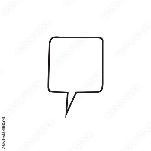 bubble speech isolated