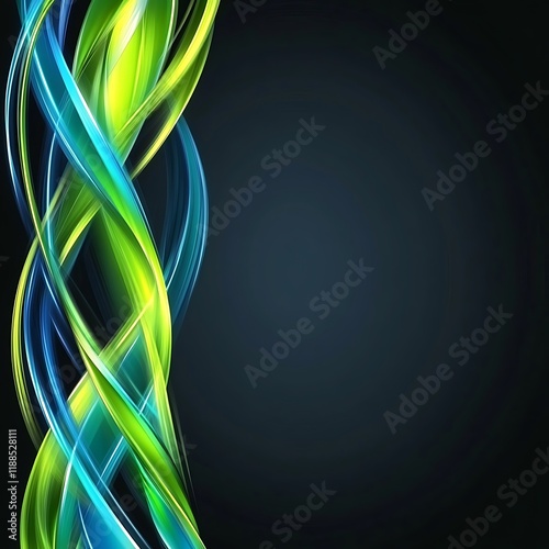 Abstract twisted vibrant lines background photo